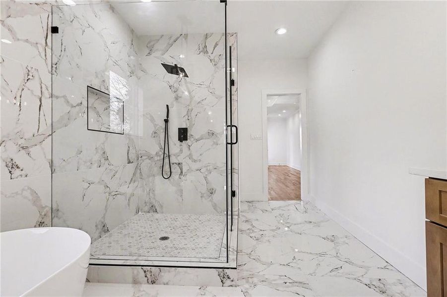 Furnished interior view inside a new home in , Atlanta (Image 19).