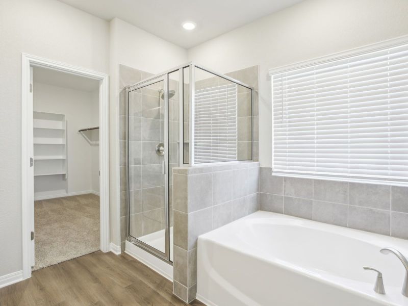 Furnished interior view inside a new home in Opal Meadows, Kyle (Image 3).