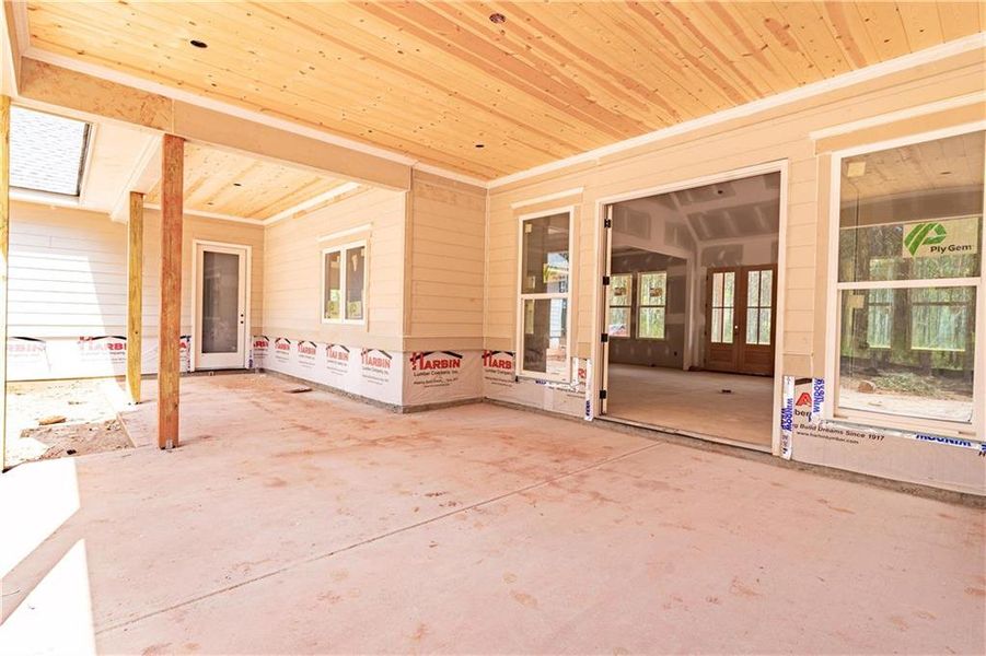 In-progress construction of a new home in , Monroe, GA (Image 16).