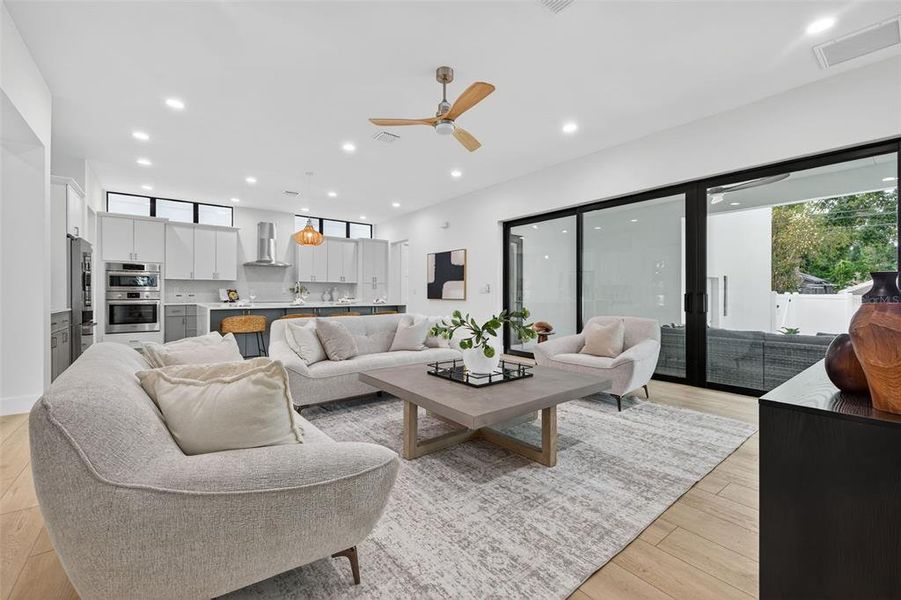 Furnished interior view inside a new home in , St. Petersburg (Image 11).