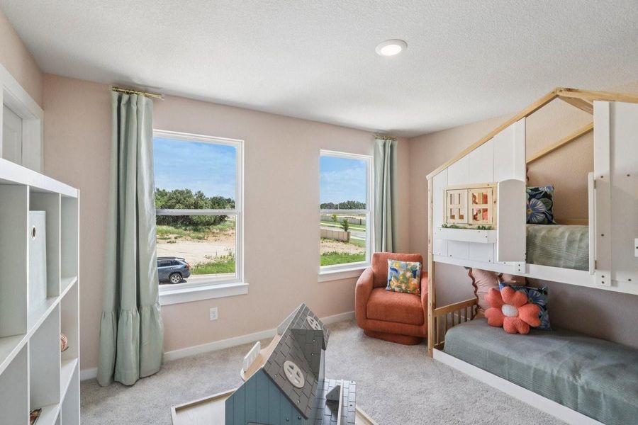 Furnished interior view inside a new home in Trinity Ranch, Elgin (Image 27).