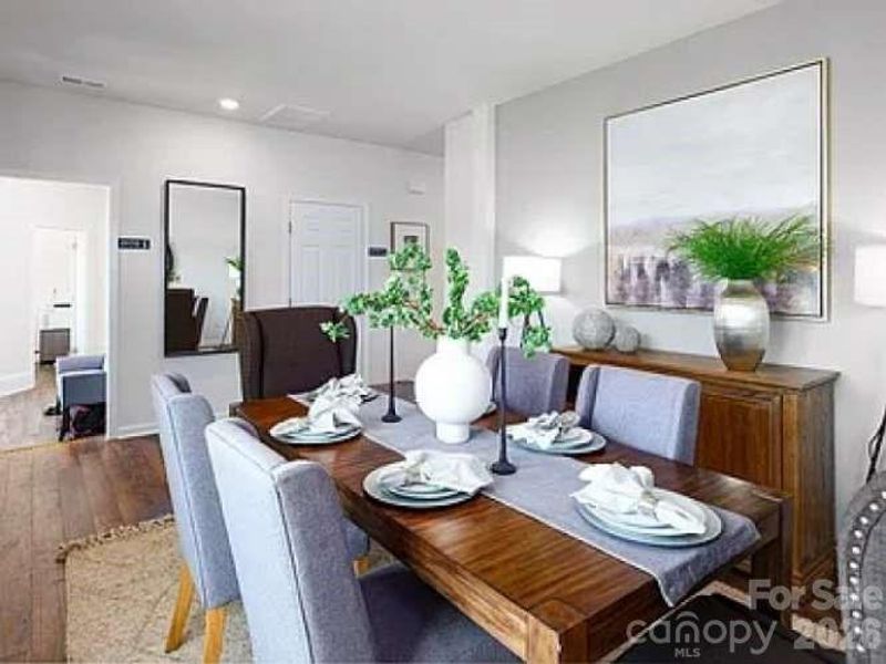 Furnished interior view inside a new home in Secrest Commons, Monroe (Image 10). Furnished interior view inside a new home in Secrest Commons, Monroe (Image 10).