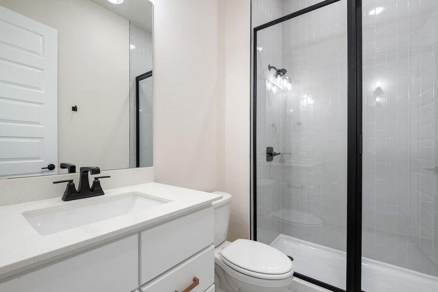 Furnished interior view inside a new home in Arbor Collection at Heritage, Dripping Springs (Image 11).