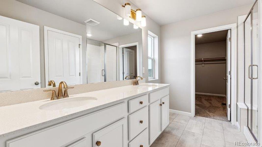 Furnished interior view inside a new home in Highlands Preserve, Mead (Image 7).