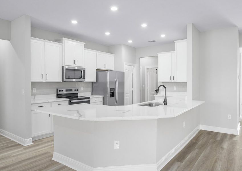 This chef-inspired kitchen is the perfect place to cook your family's favorite meals This chef-inspired kitchen is the perfect place to cook your family's favorite meals