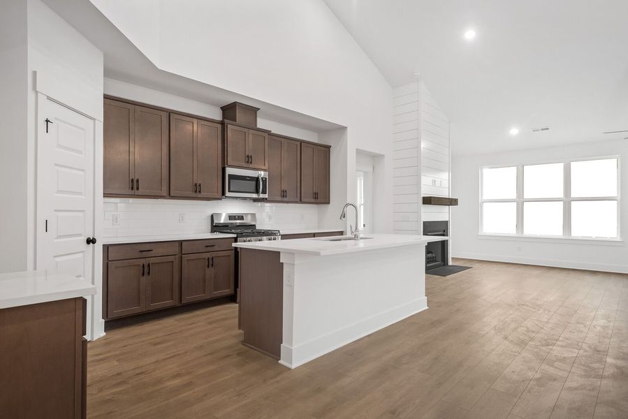 Representative furnished interior of a home built from the The Ridgeport M by Davidson Homes LLC in Parks at Foster Crossing, Anna (Image 6).