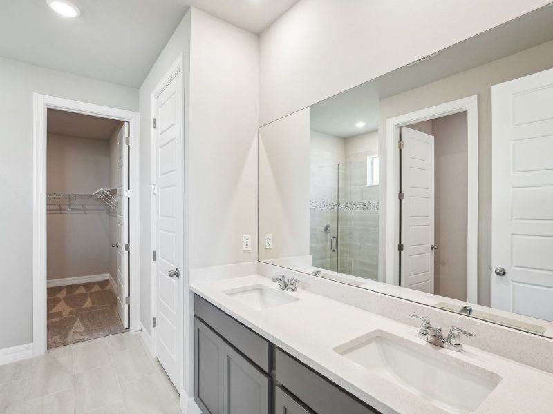 Furnished interior view inside a new home in Crescent Lakes - Reserve Series, Punta Gorda (Image 11).