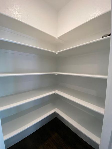 Large corner pantry Large corner pantry