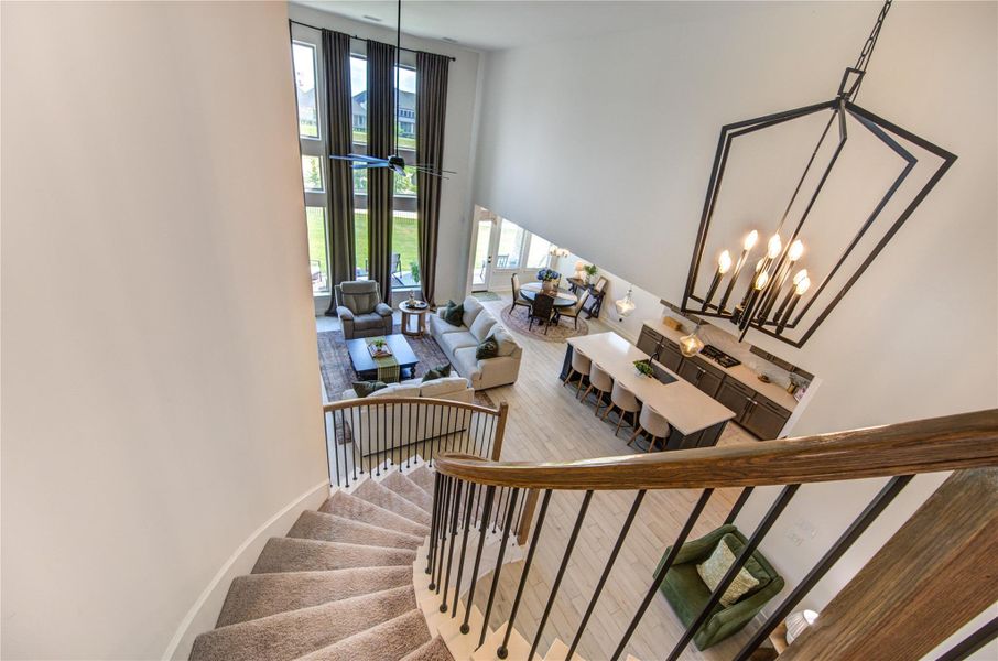Furnished interior view inside a new home in Cross Creek West, Fulshear (Image 30).