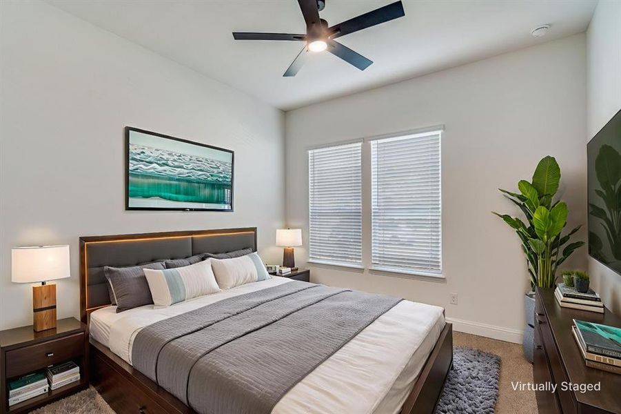 Furnished interior view inside a new home in Willow Wood Classic 60, McKinney (Image 12). Furnished interior view inside a new home in Willow Wood Classic 60, McKinney (Image 12).