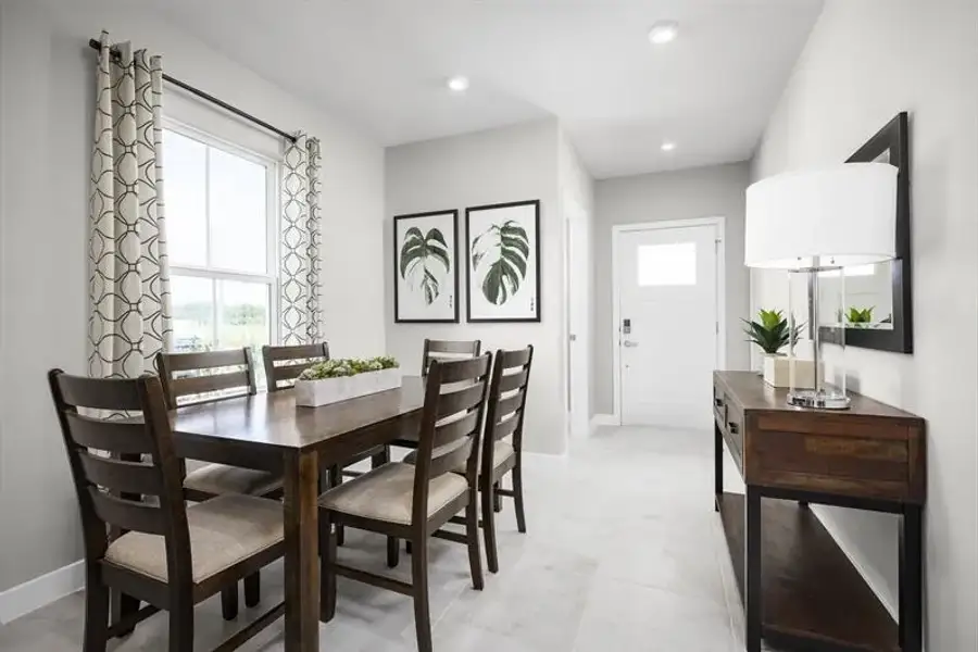 Furnished interior view inside a new home in Emerald Fields Villas, Hudson (Image 5).