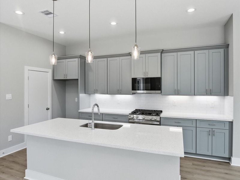 Furnished interior view inside a new home in , Houston (Image 6).