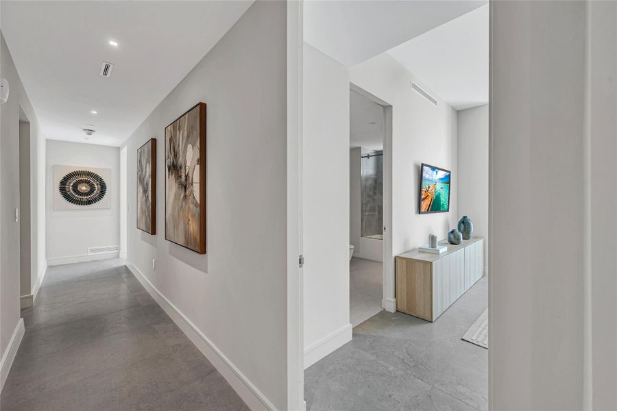 Furnished interior view inside a new home in , Fort Lauderdale (Image 17).