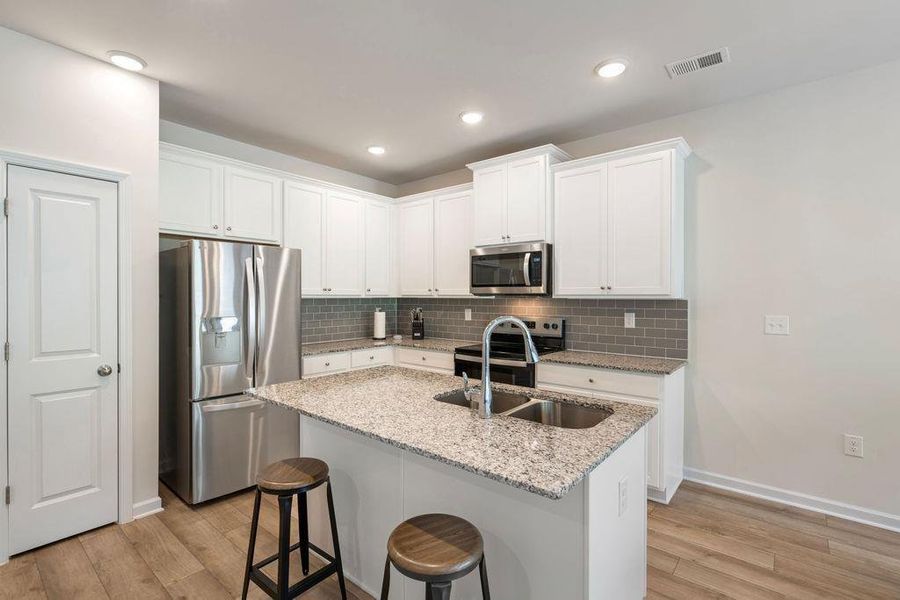 Furnished interior view inside a new home in , Hoschton (Image 12).