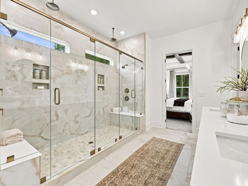 Representative furnished interior of a home built from the The Barrington by Davidson Homes LLC in Rockport, Wake Forest (Image 29).