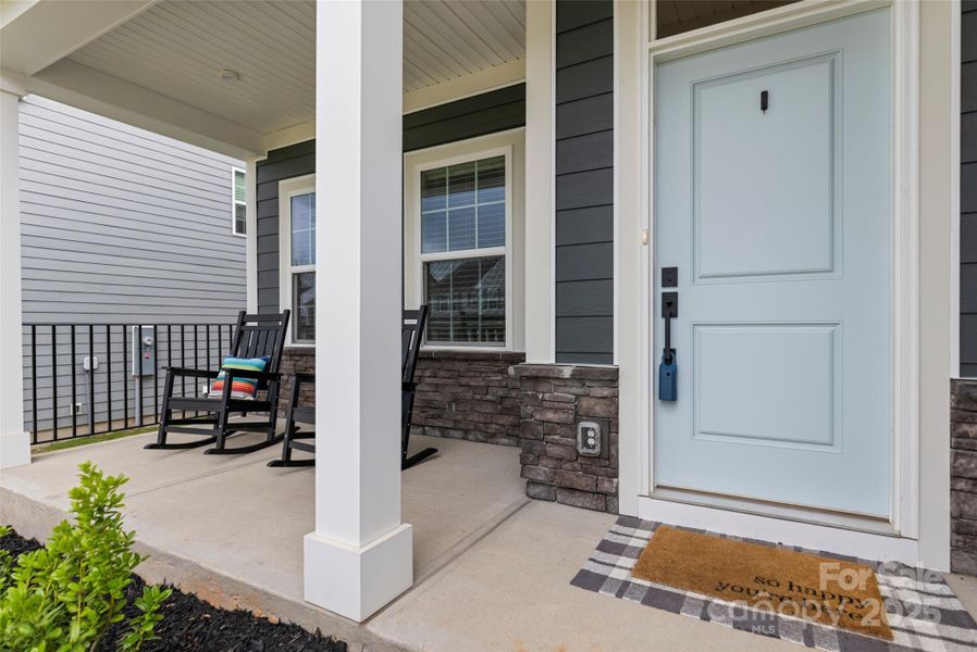 Exterior details and patio area of a home in , Spartanburg (Image 3).