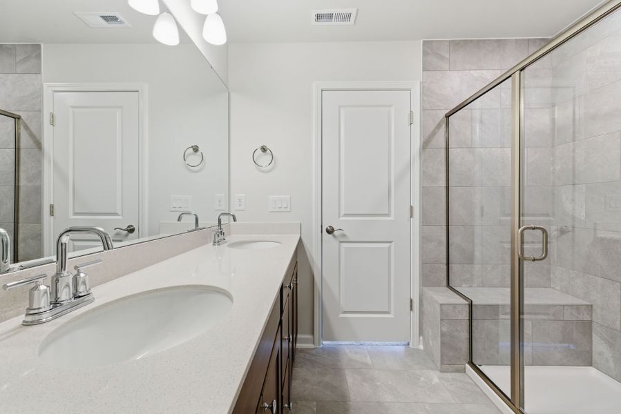 Furnished interior view inside a new home in Poets Walk, Whitsett (Image 33).