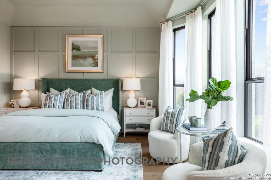 Furnished interior view inside a new home in Homestead, Schertz (Image 39).