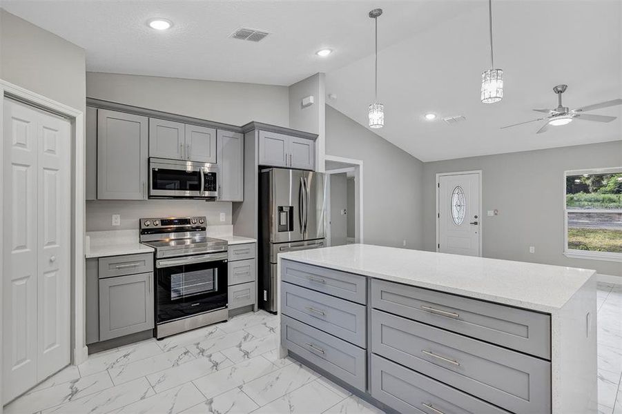 Furnished interior view inside a new home in , Belleview (Image 10).