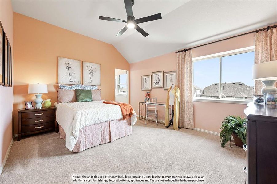 Furnished interior view inside a new home in The Lakes at Parks of Aledo, Aledo (Image 14).