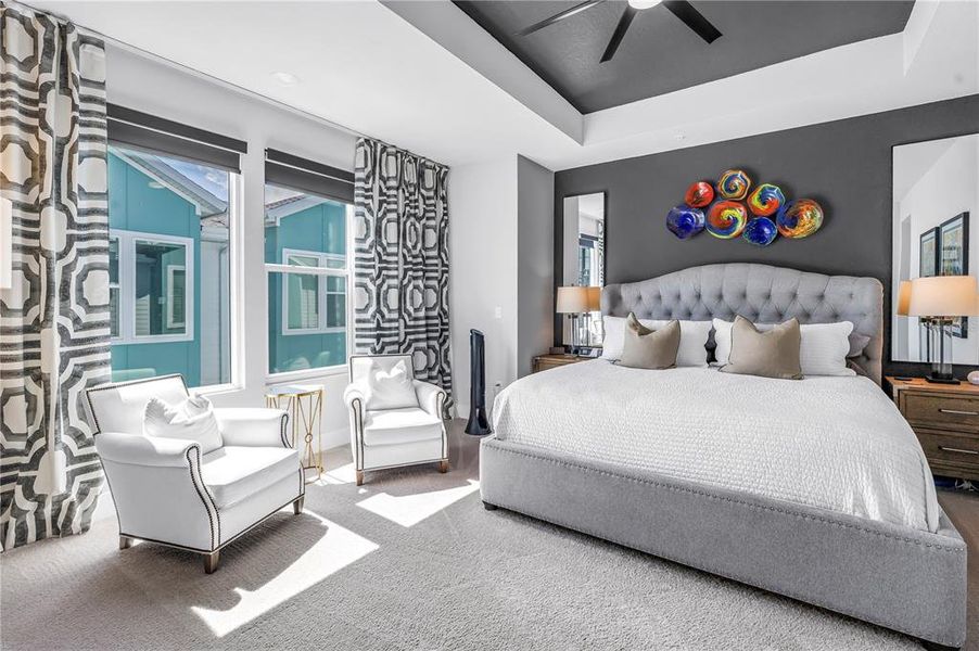 Furnished interior view inside a new home in , St. Petersburg (Image 9).