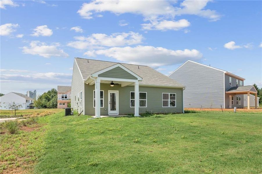 Exterior details and patio area of a home in , Rockmart (Image 30).