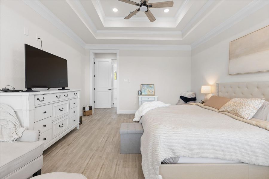 Furnished interior view inside a new home in Bentwater, Montgomery (Image 38).