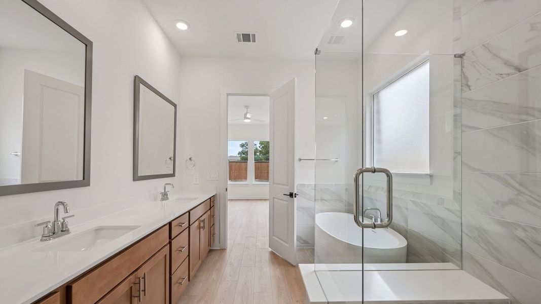 Furnished interior view inside a new home in The Enclave at Bar W Ranch, Leander (Image 13).