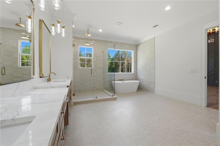 Furnished interior view inside a new home in , Bethlehem (Image 18).