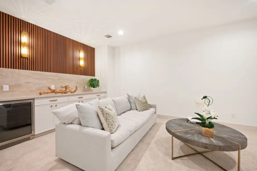 Furnished interior view inside a new home in , Dallas (Image 11).