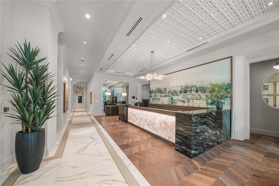 Furnished interior view inside a new home in , Tampa (Image 16).