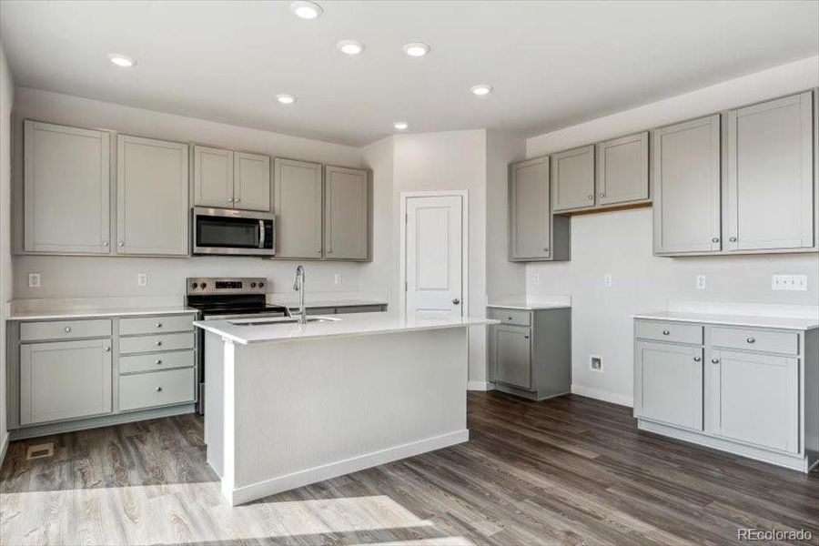 Furnished interior view inside a new home in Red Barn Meadows, Mead (Image 10).