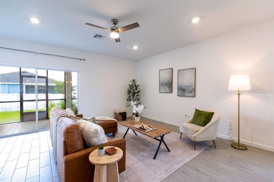 Furnished interior view inside a new home in Trailhead Landing, Alachua (Image 6).