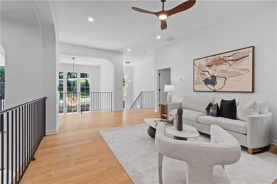 Furnished interior view inside a new home in , Alpharetta (Image 41).
