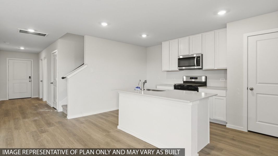 Furnished interior view inside a new home in Lexington Heights, Willis (Image 7).