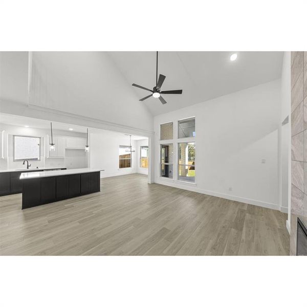 Furnished interior view inside a new home in Trails at Cottonwood Creek, Rowlett (Image 13).