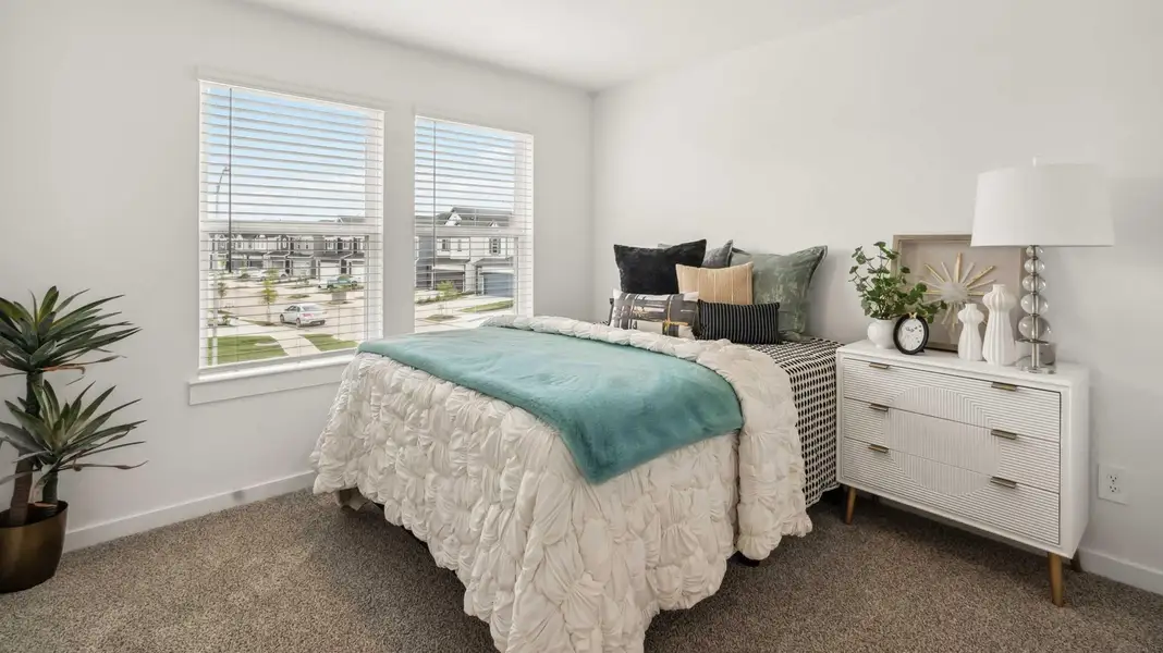 Furnished interior view inside a new home in City Gate, Houston (Image 11).