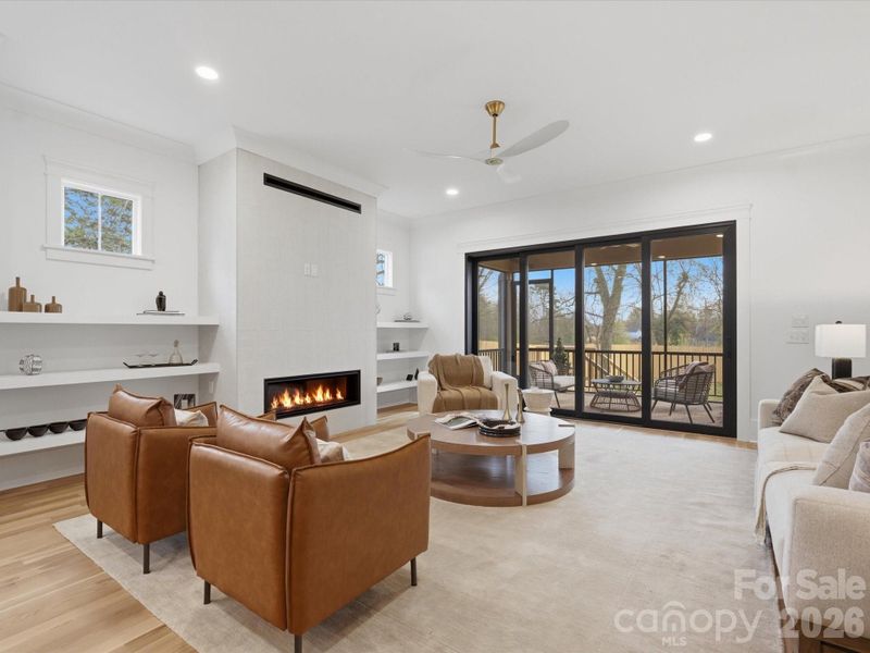 Furnished interior view inside a new home in , Charlotte (Image 40).