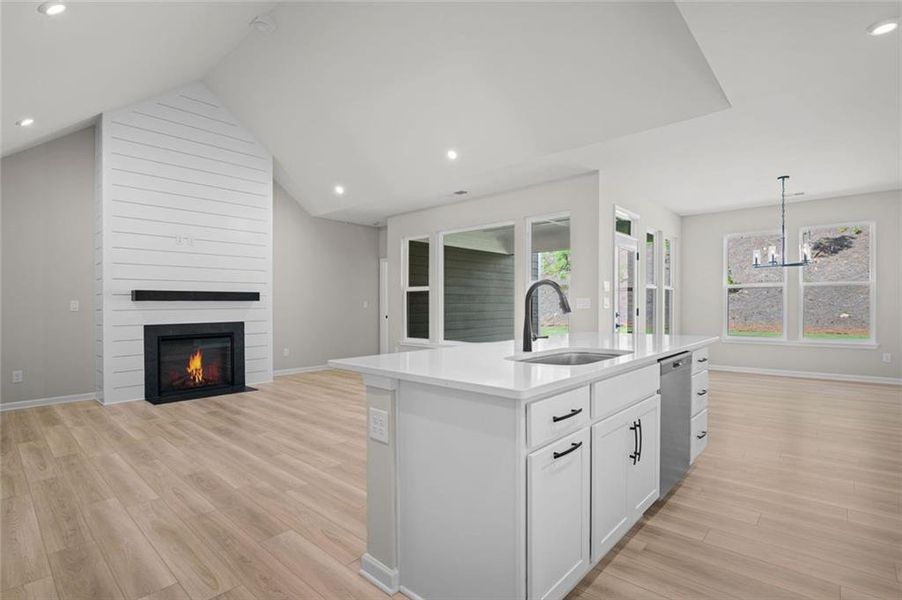 Furnished interior view inside a new home in Easton Park, Dallas (Image 5).