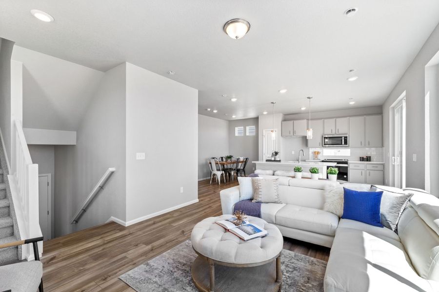 Furnished interior view inside a new home in Green Valley Ranch, Aurora (Image 9).