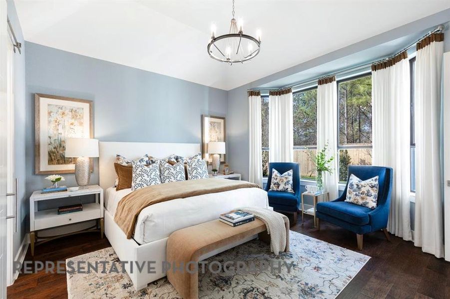 Furnished interior view inside a new home in Landmark, Denton (Image 16).