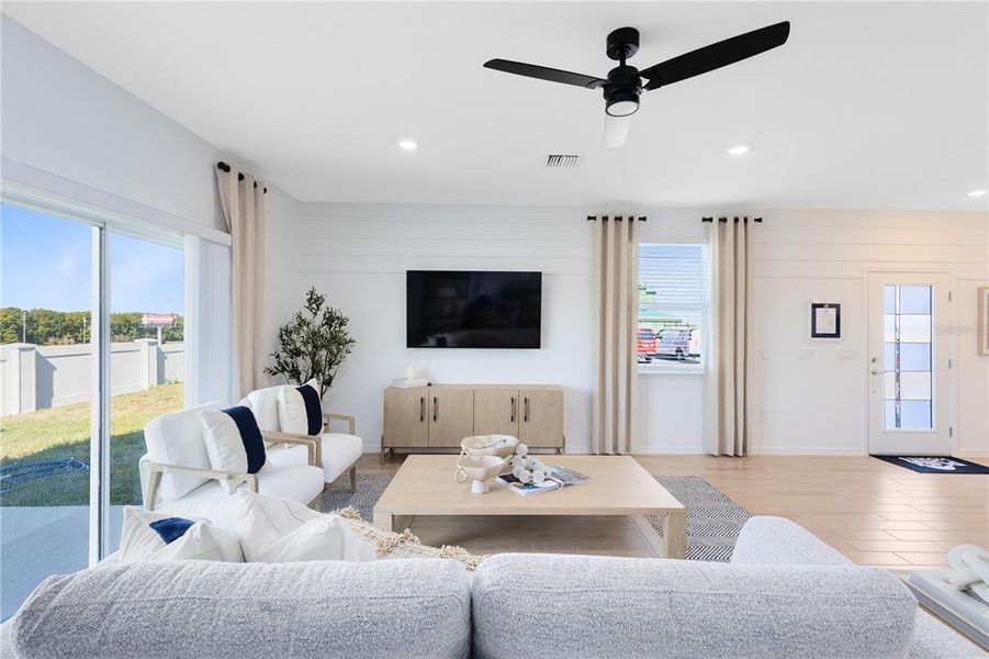 Furnished interior view inside a new home in , Davenport (Image 14).