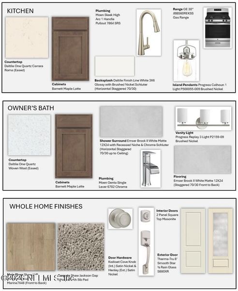 Sample of building materials used in homes in Westerly Park at Wildlight – Overlook Collection, Yulee (Image 2). Sample of building materials used in homes in Westerly Park at Wildlight – Overlook Collection, Yulee (Image 2).