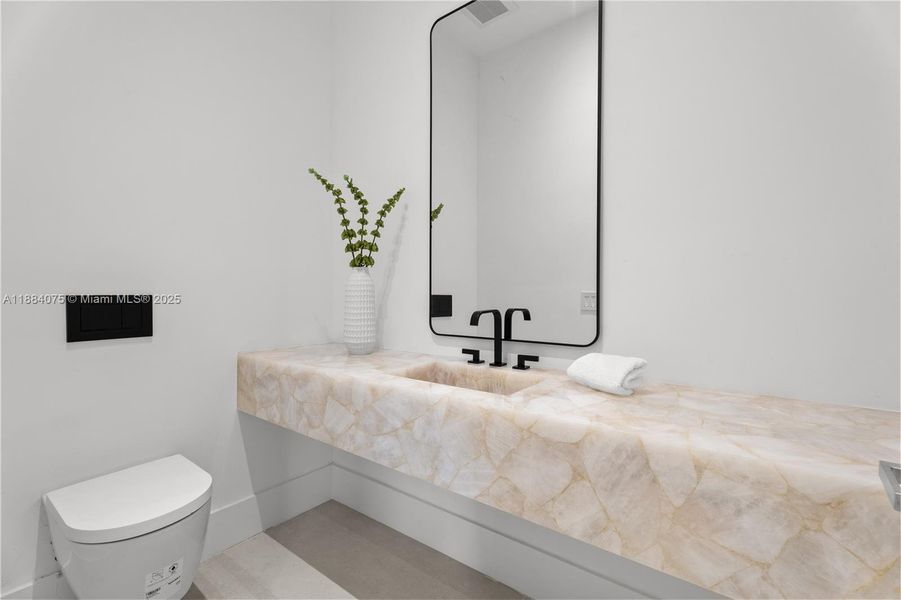 Furnished interior view inside a new home in , Miami (Image 30).