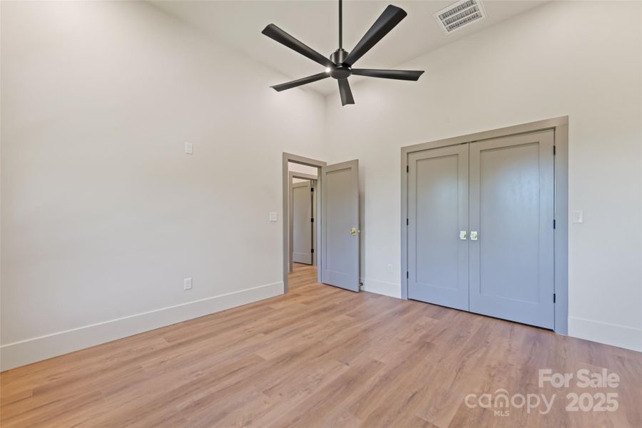 Second bedroom shown without digital staging