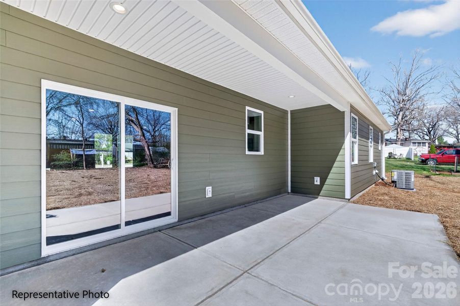 Representative Photo. Patio