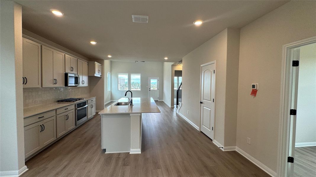 Furnished interior view inside a new home in Cannon Ranch 40s, Dripping Springs (Image 6). Furnished interior view inside a new home in Cannon Ranch 40s, Dripping Springs (Image 6).