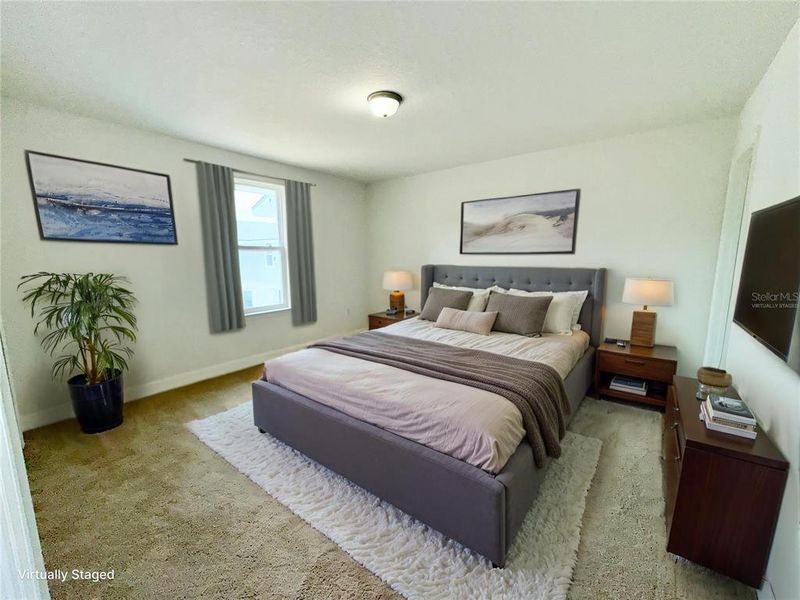 Master Bedroom - VIRTUALLY STAGED Master Bedroom - VIRTUALLY STAGED