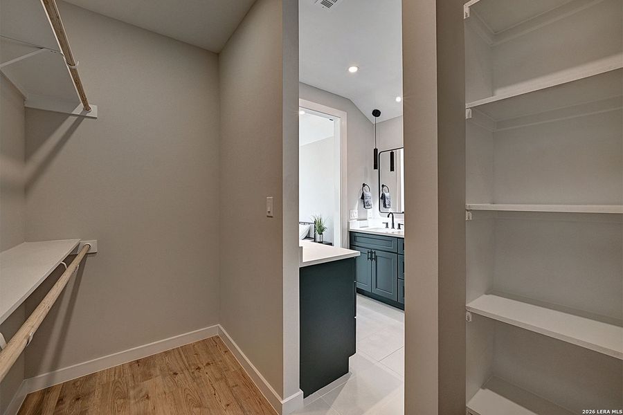 Furnished interior view inside a new home in , Fischer (Image 12).