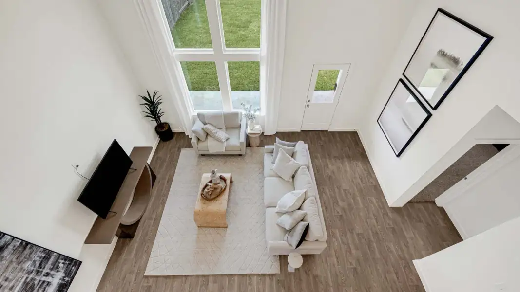 Furnished interior view inside a new home in Evergreen, Rosenberg (Image 12).